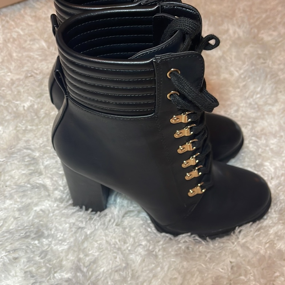 Lace-Up Booties